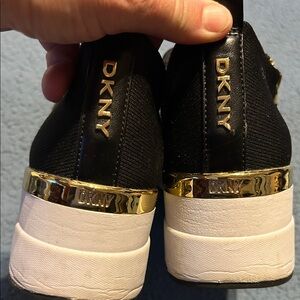 DKNY Black Slip-On Women's Sneakers